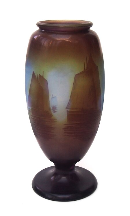 Emile Galle Cameo - Beasts, Bugs, Boats, Landscapes & Aquatics. galleboatsmed