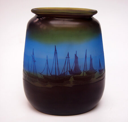 Emile Galle Cameo - Beasts, Bugs, Boats, Landscapes & Aquatics. gallebretonfish